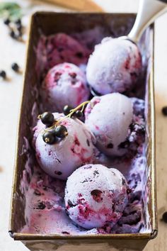 Black Currant Ice Cream